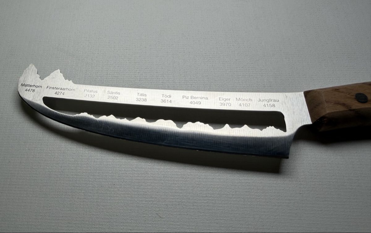 Panorama Knife Küchenmesser: Panorama Knife Schweiz Käsemesser Holz – Neu (gemäss Beschreibung) aus Rombach von vir_2dsd 2