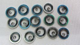 15 Stk. Aufzugfedern, Ressorts ISOFLEX Armbanduhren