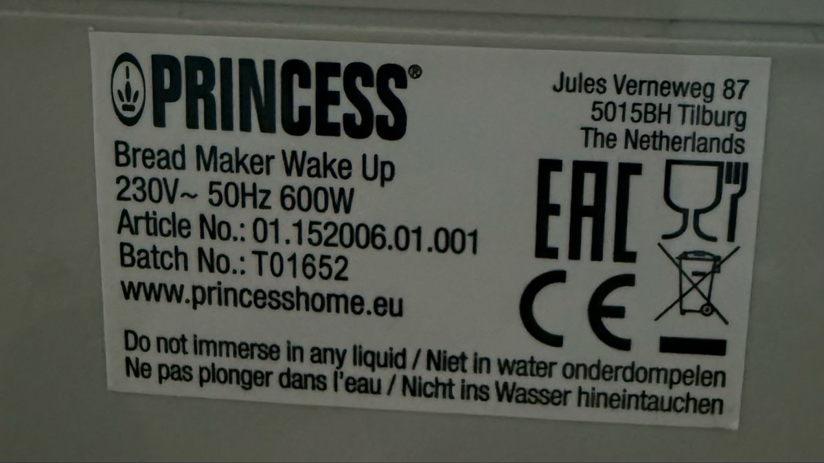 Küchengeräte: Machine à pain Princess – Comme neuve – Neu (gemäss Beschreibung) aus Chêne-Bougeries von Rodolf 3