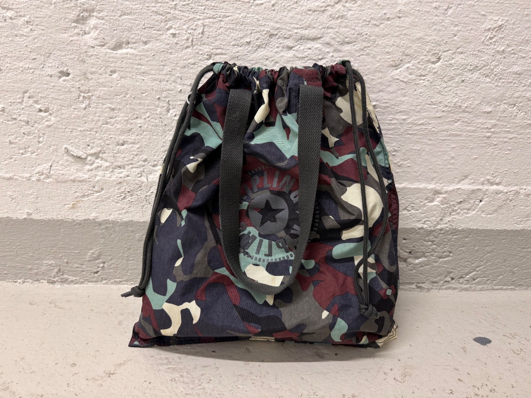 Kipling Borse: Kipling Shopper Tasche, Camouflage Muster - Top! – Usato da Zürich venduto da Cleo234 1