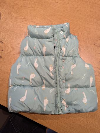 Baby Gilet grün Grösse 74