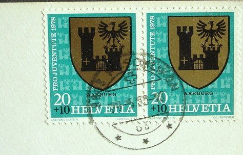 Cartoline postali: RÜSCHLIKON Flugaufnahme – Usato da Jona venduto da philajona 1