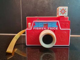 Ancien Jouet appareil photo Fisher Price en plastique