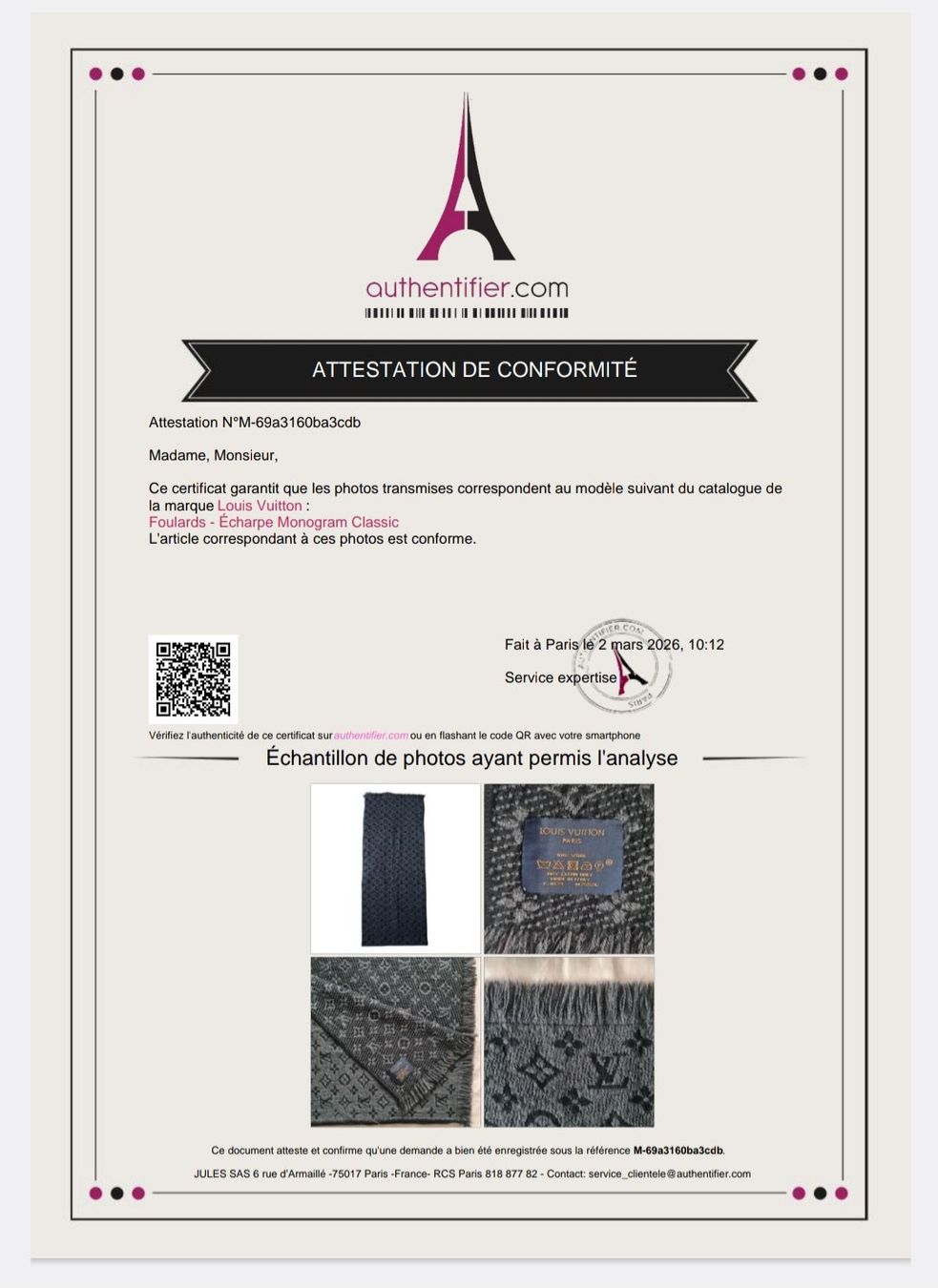 Louis Vuitton Foulards, Tücher & Schals: Écharpe Monogram Classic - Louis Vuitton – Gebraucht aus Renens VD von del_t2kx 9