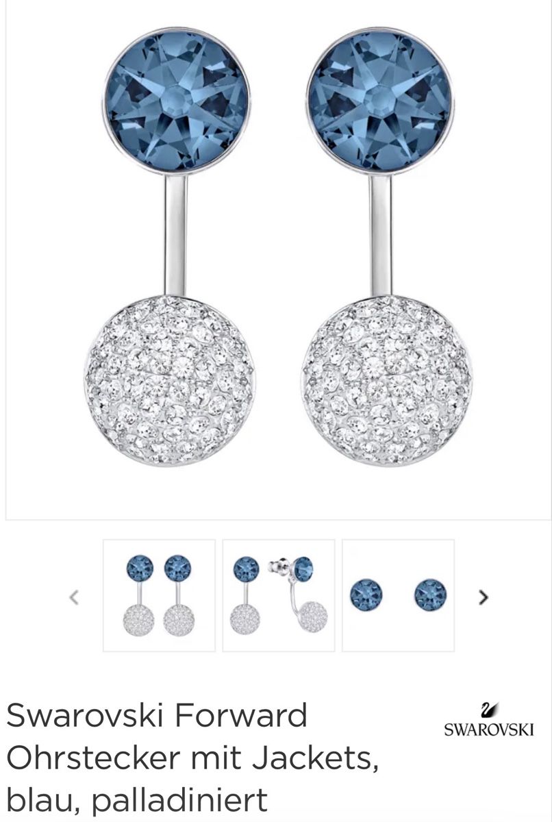 Ohrringe & -stecker: SWAROVSKI Ohrstecker – Neu und originalverpackt aus Rickenbach Sulz von Erdbeertorte 1