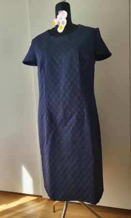 Kleid selbst genäht Dunkel blau Grösse 46