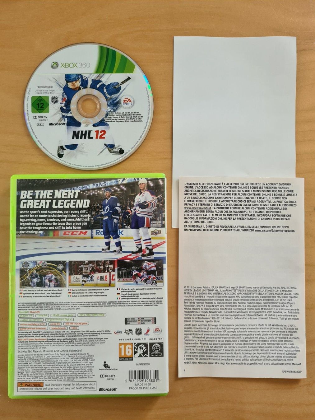 Giochi: NHL 12 (Xbox 360) – Usato da Oberwil BL venduto da Spieltopia 1