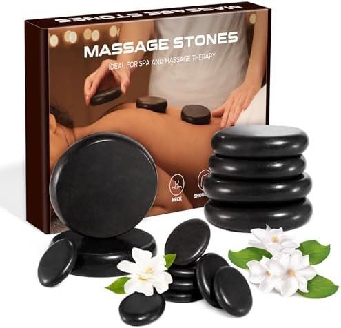 Dispositivi per massaggi: Stone Massage Set 14tlg – Nuovo e nell'imballaggio originale da Hundwil venduto da Stallone5 1