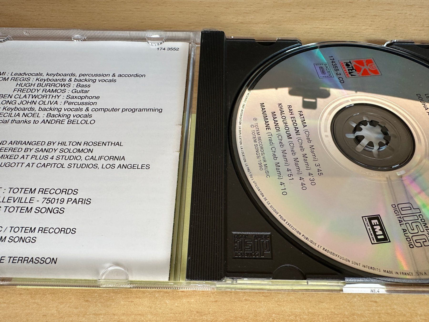 CD: Cheb Mami – Let Me Raï – Usato da Rikon im Tösstal venduto da Alpenmutz 2