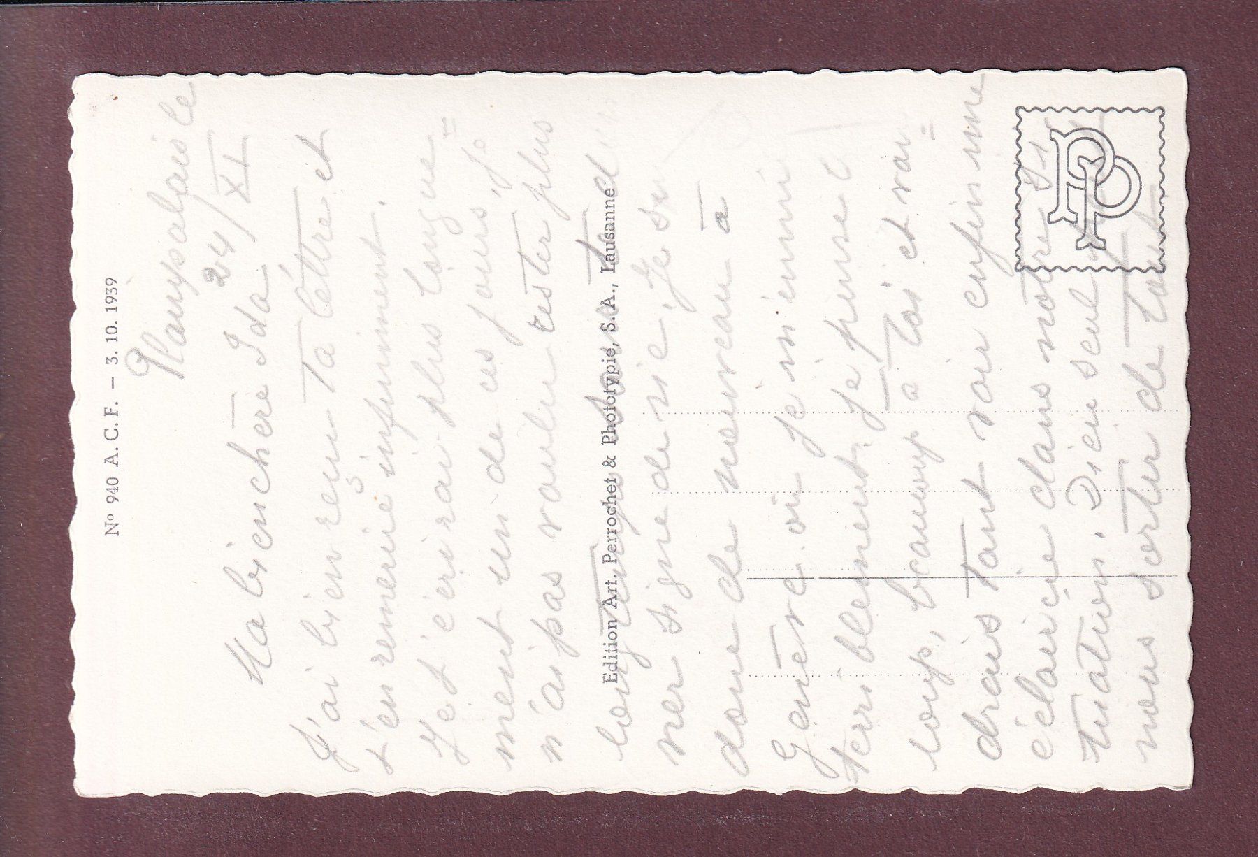 Cartes postales: LAUSANNE - Vennes - Asile Boissonnet – D'occasion à Pully par nicecards 1