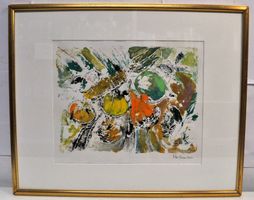 Tableau signé F. De Chambrier