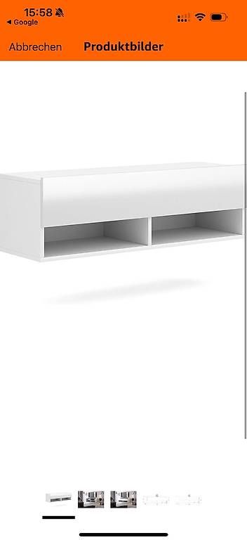 Meubles TV: Tv Low board weiß Schrank 1 m breit – D'occasion à Kreuzlingen par rei_9mgj 2
