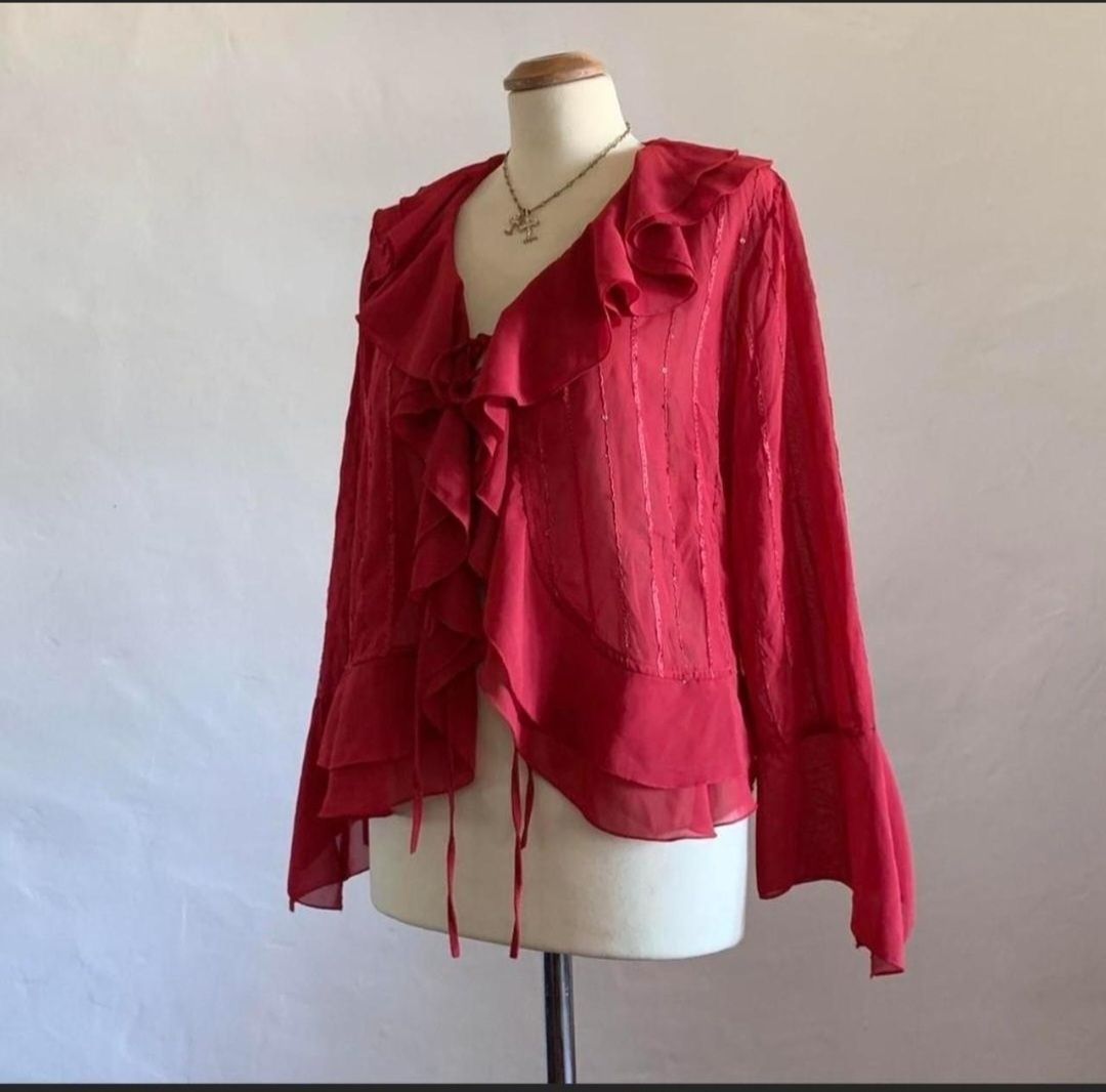 Blusen: Vintage Bluse mit Pailletten  – Gebraucht aus Bern von leloskiosk