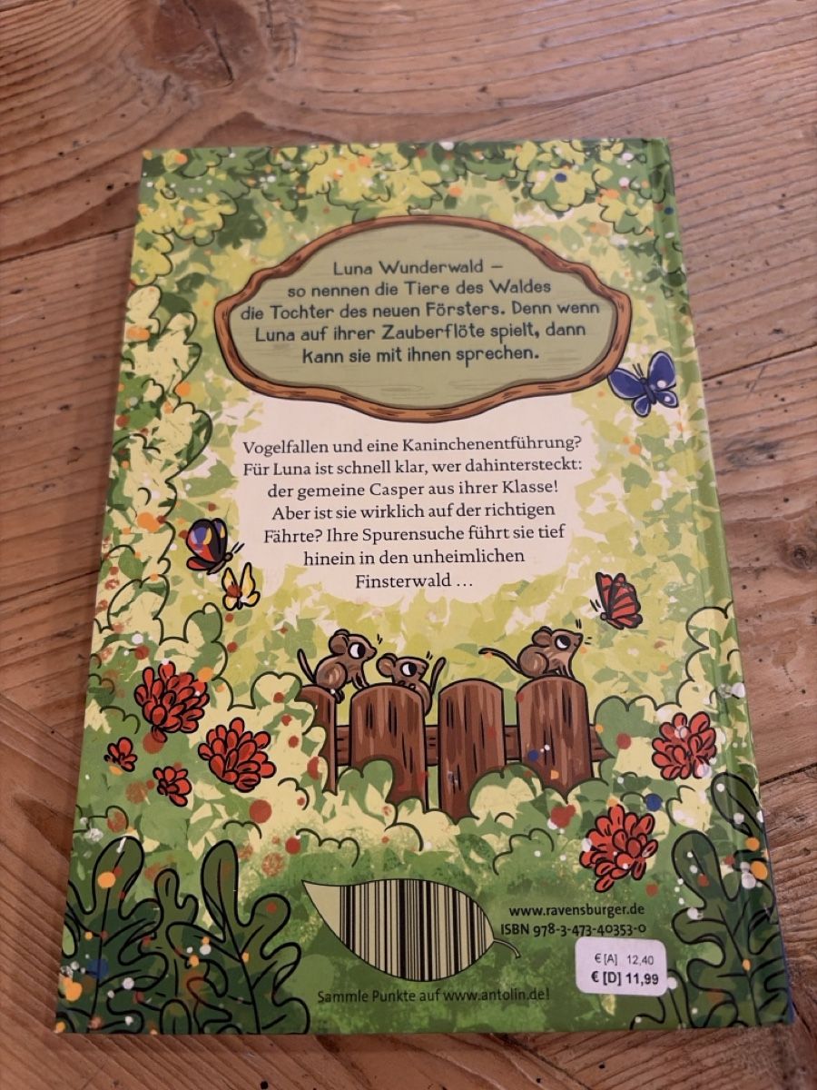 Libri: Luna Wunderwald - Ein magisches Rotkehlchen - gebraucht – Usato da Saanenmöser venduto da ballerinas 1