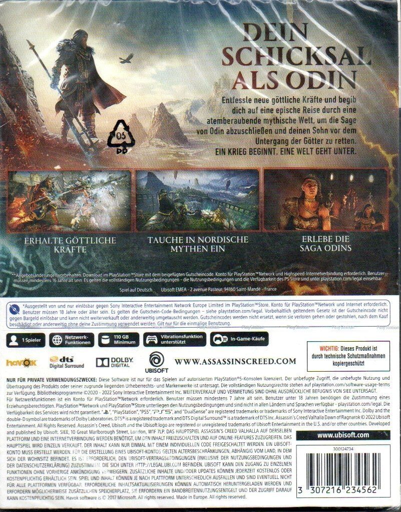 Giochi: AC Valhalla Die Zeichen Ragnaröks PS5 – Nuovo e nell'imballaggio originale da Schaffhausen venduto da Gemma_1966 1