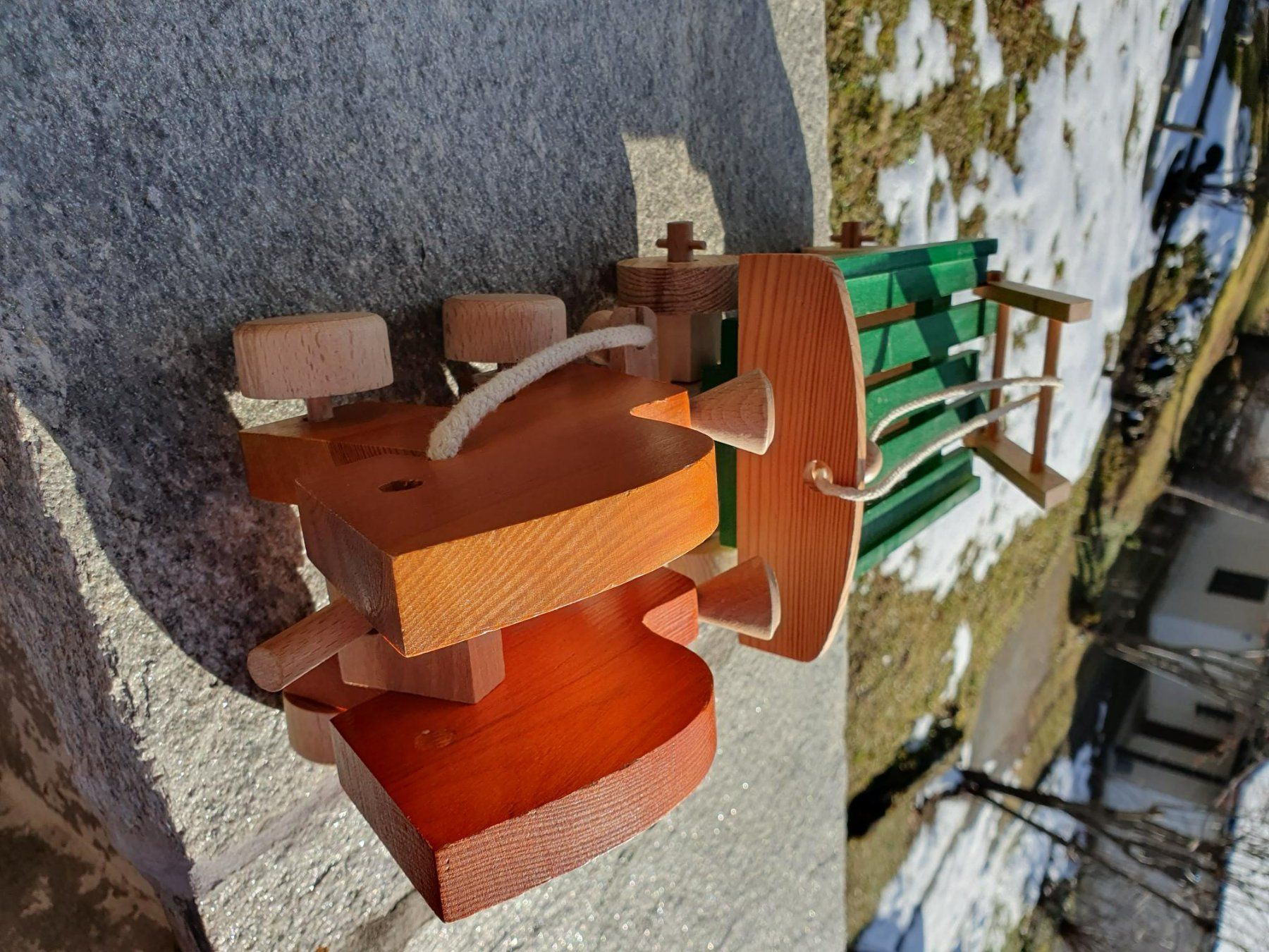 Jouets: Holz Rösslein mit Wägelchen – Neuf (Voir description) à Widen par dem_tdb9 5