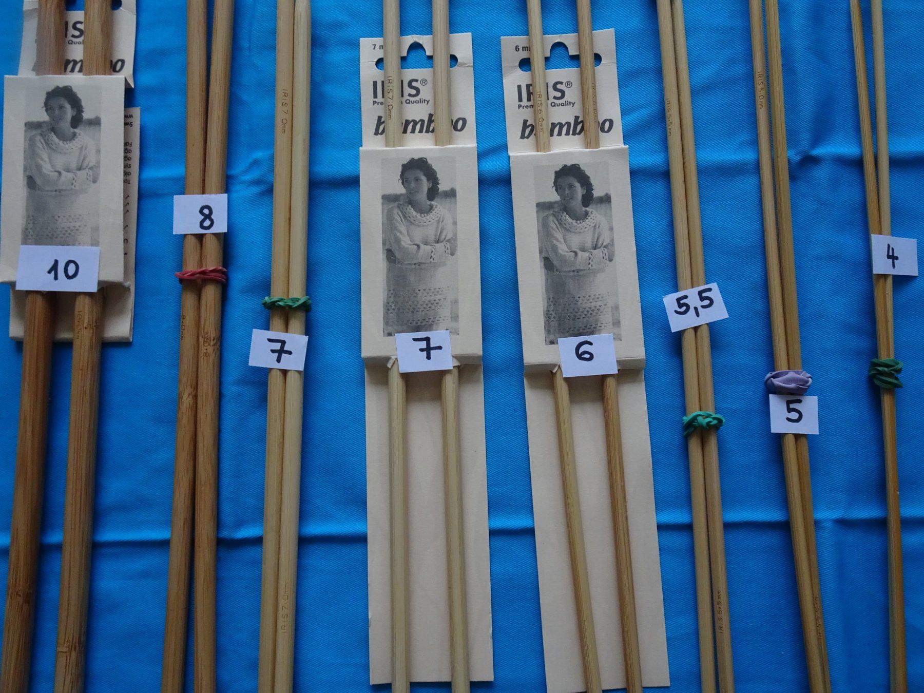Ferri: BAMBUS Stricknadeln 9 Sets = total 18 Stricknadeln – Nuovo (secondo la descrizione) da Berikon venduto da Ponderoso 7