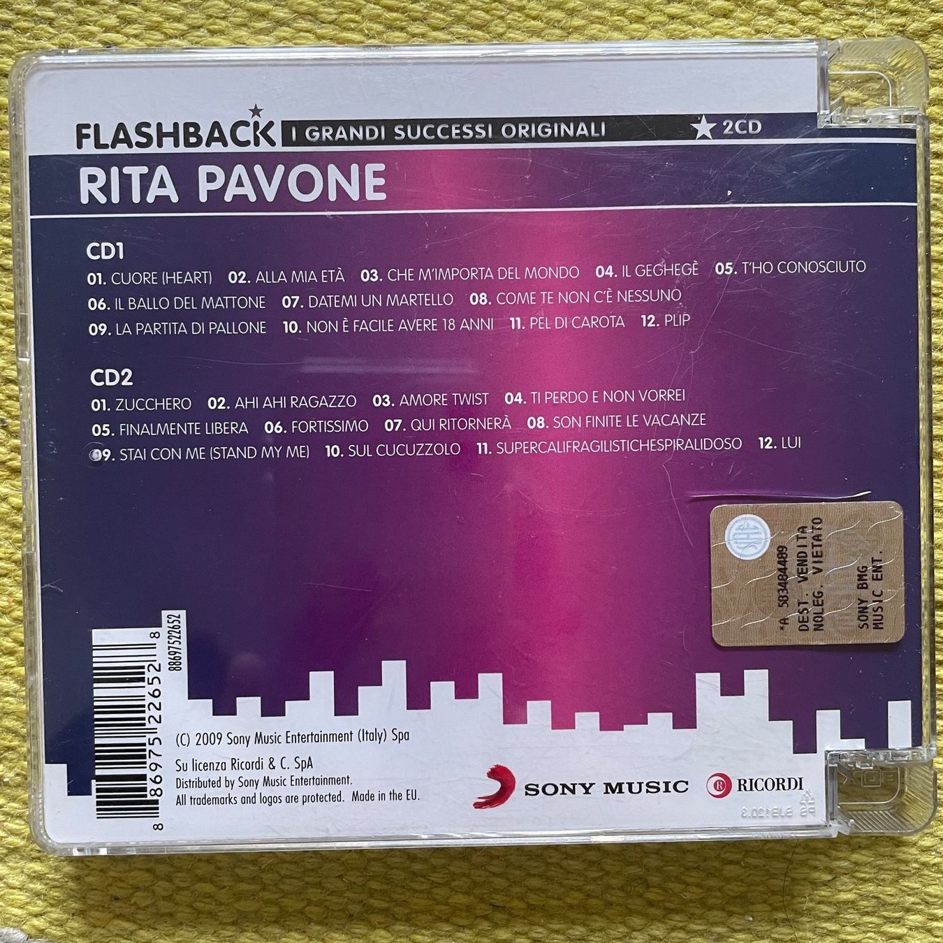CD: RITA PAVONE-2CD FLASHBACK I GRANDI SUCCESSI ORIGINAL – Usato da Rorschacherberg venduto da CD-Roli 1
