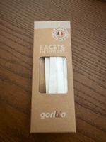 Gorilla Silikon Schuhbändel in Weiss - Neu