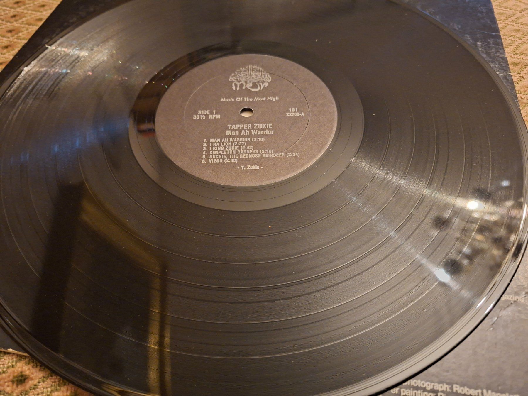 Dischi in vinile: Reggae LP - Tapper Zukie - Man Ah Warrior – Usato da Bernex venduto da Wannabehasbeen01 3