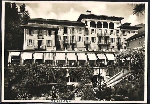 Cartoline postali: Brissago /Lago Maggiore, Kurhaus Brensci – Usato da Berlin venduto da bartko-reher