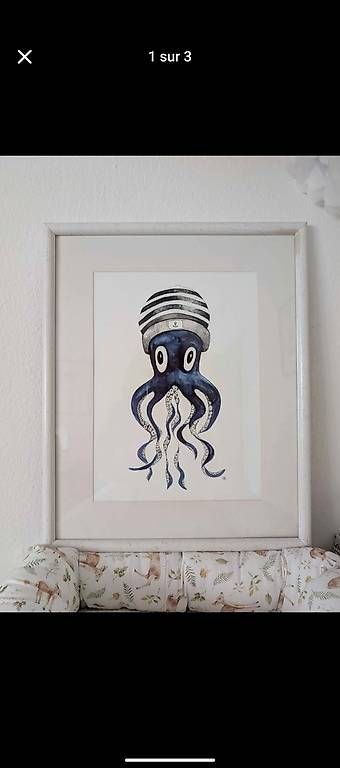 Dipinti: Octopus illustration – Usato da Zürich venduto da caroline.boelle