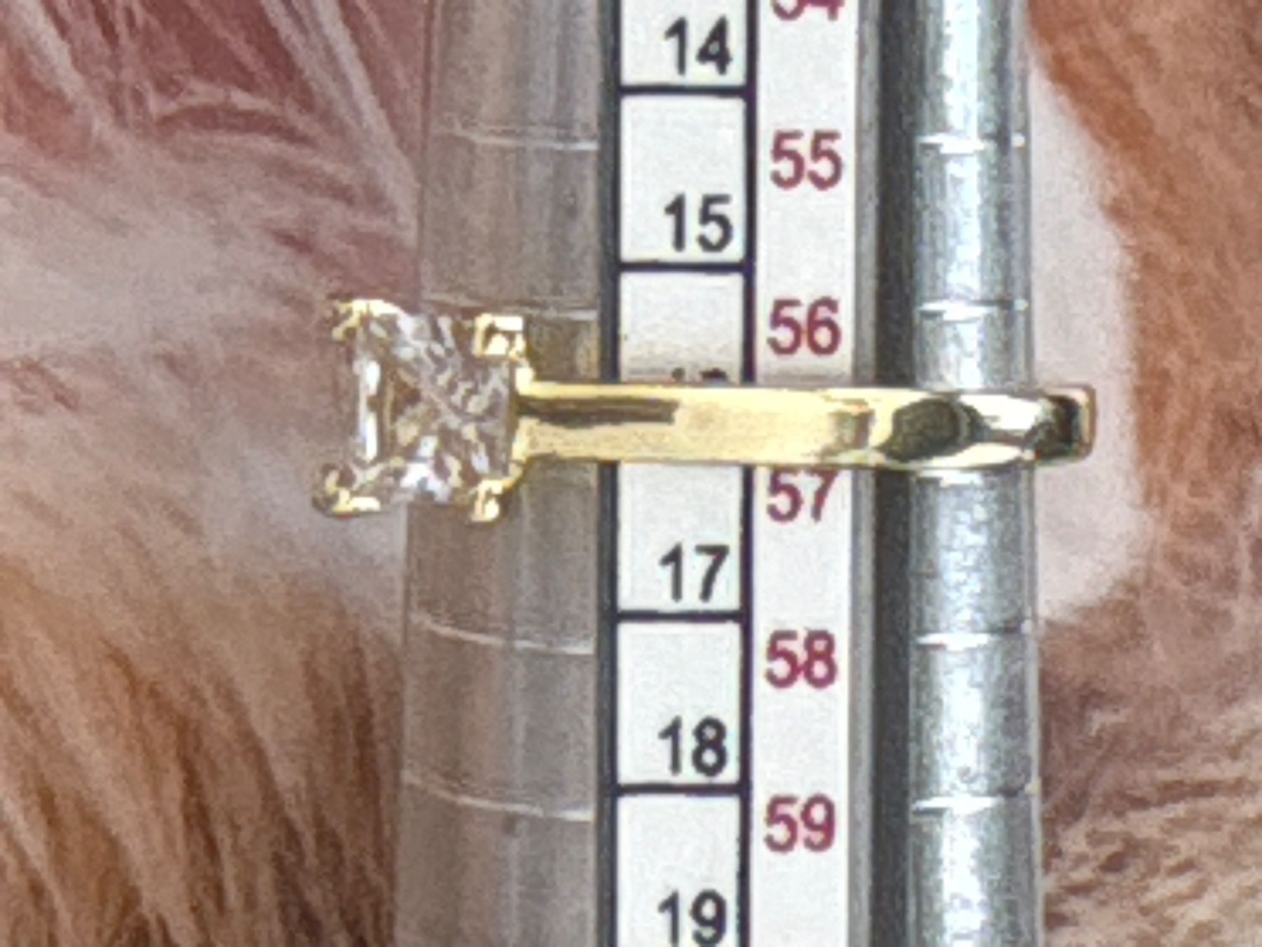 Anelli: Luxus Elegante Gr.18/8 Ring Farbe: Gold – Nuovo (secondo la descrizione) da Biel-Bienne venduto da Roserosse13 4