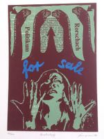 🟡 DESIGN Kunst Lithografie Jonny Müller RORSCHACH POLITIKUM