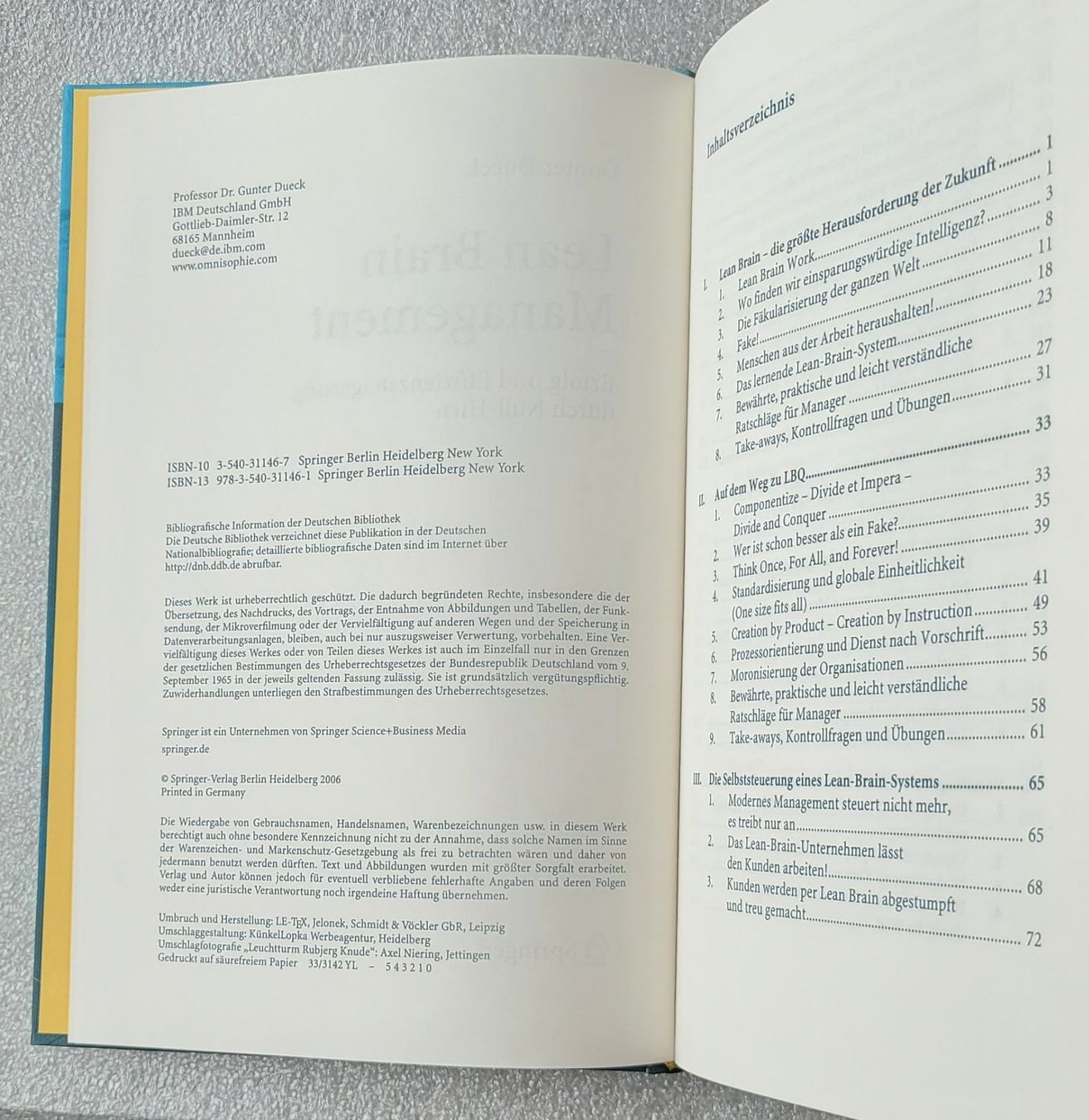 Libri: Lean Brain Management – Usato da Zürich venduto da Avd 3