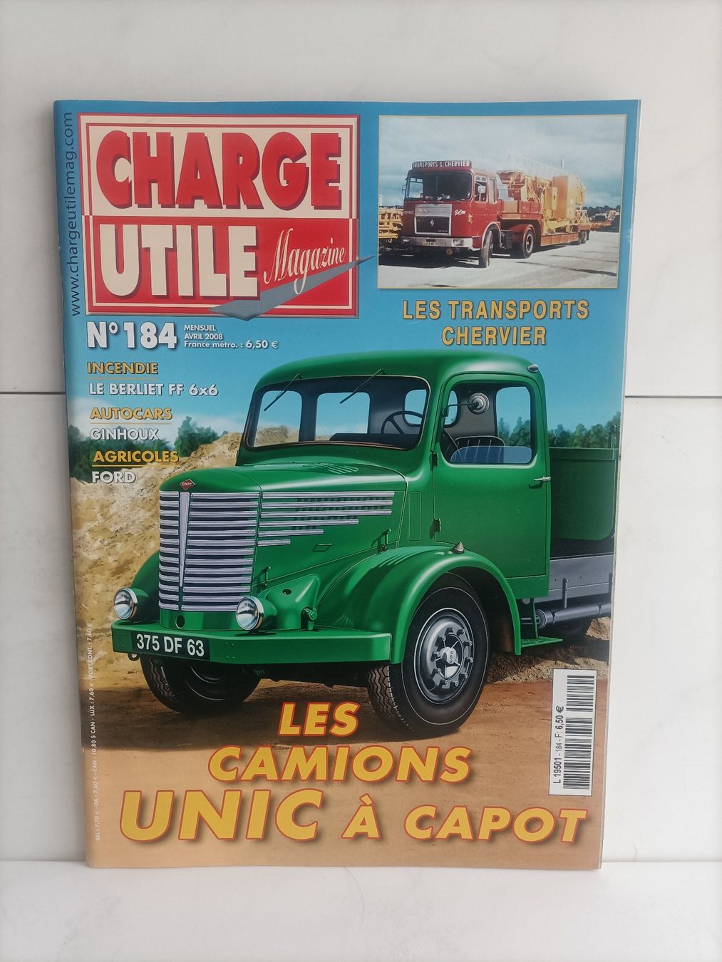 Riviste & Magazine: Charge utile 184 Berliet Ginhoux Ford Unic – Usato da crans montana venduto da AB3963