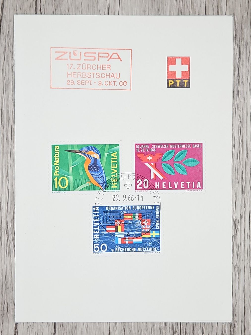 Tutti i francobolli: CL21 PTT Suisse 1966 – Usato da Cousset venduto da Patrick_Collections