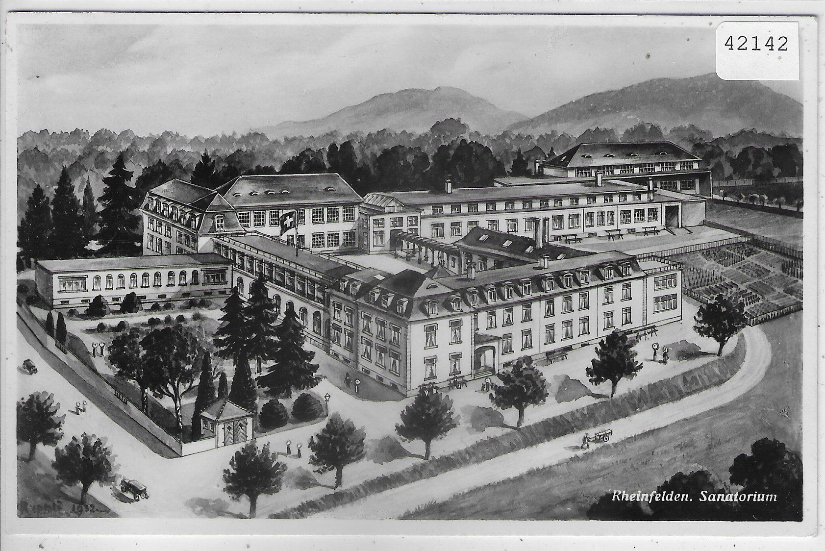 Cartoline postali: Rheinfelden - Sanatorium – Usato da Ettingen venduto da Kartenplanet