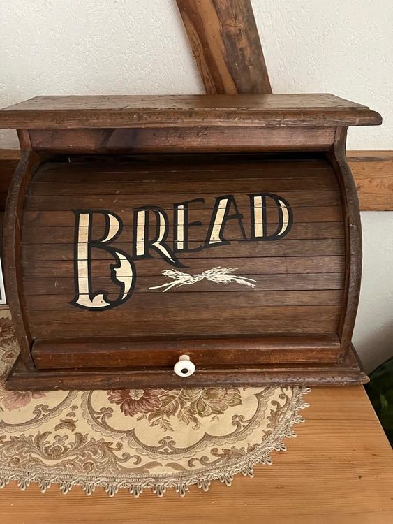 TONIXY Brotkasten Aus Holz - Verstellbarer Brotschneider Mit 3 Scheiben