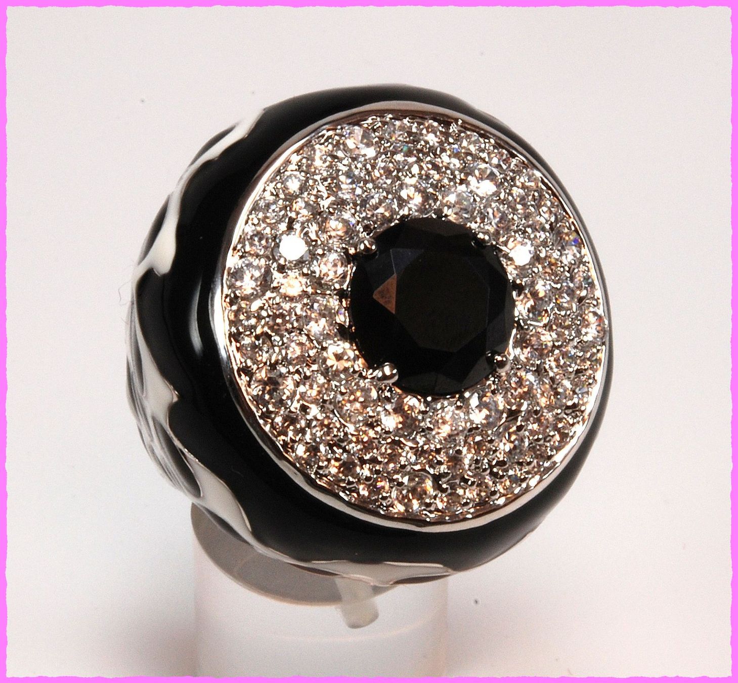 Anelli: Wow, grosser Ring mit Zirkonia – Nuovo e nell'imballaggio originale da Oberglatt ZH venduto da Diamond-Girl 1
