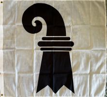 Fahne Flagge Kanton Basel Stadt Rhein Kleinhüningen Riehen