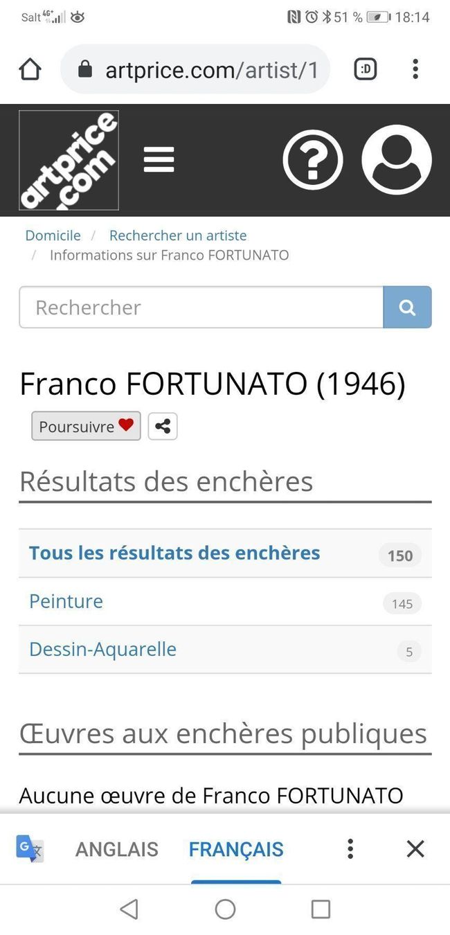 Dipinti: FRANCO FORTUNATO (1946) – Usato da Genève venduto da Qanil77 7