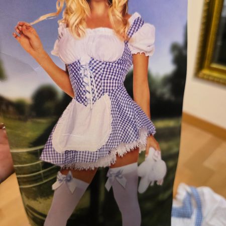 Sexy Maid Kostüm XS French Maid Karneval