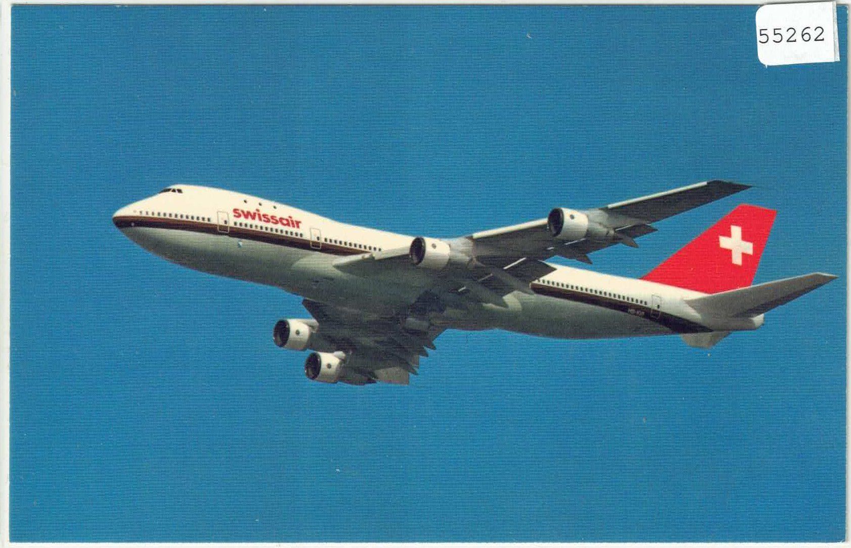 Cartoline postali: Swissair - Boeing 747 B – Usato da Ettingen venduto da Kartenplanet