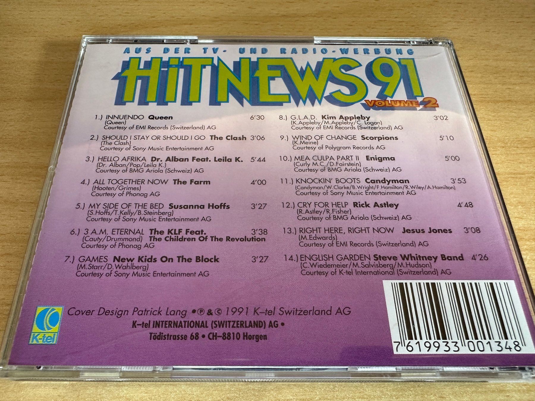 CDs: Various – Hit News 91 Volume 2 – Gebraucht aus Rikon im Tösstal von Alpenmutz 1