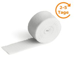 Klett-Kabelbinder, 30 mm x 1 m, weiss