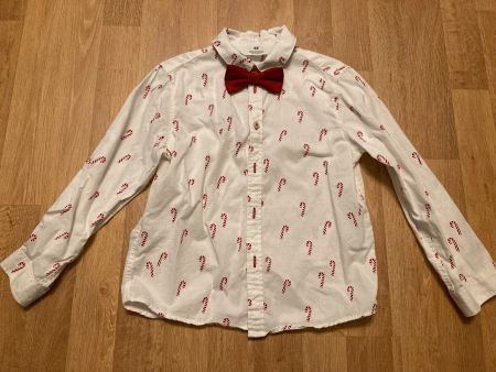 Jungen Weihnachts Hemd Gr. 116