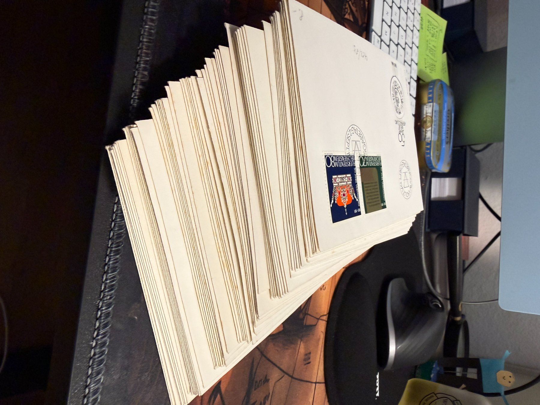 Tutti i francobolli: Briefmarken Ersttagsbriefe Sammlung - Liechtenstein – Usato da Caslano venduto da alaniselin