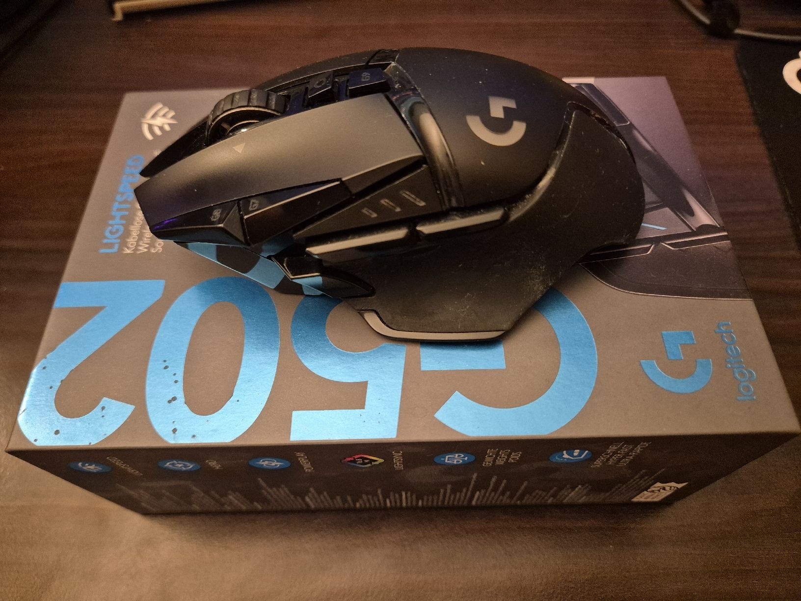Logitech Maus: Logitech G502 Lightspeed Gaming-Maus – Defekt aus Winterthur von aka_8nnz 1