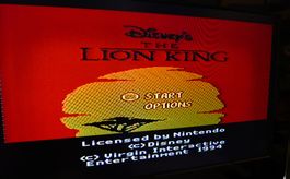 NES : König der Löwen (Roi Lion)