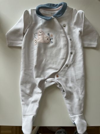 Obaïbi Pijama mit Füssen Gr. 68 /6 Mt.