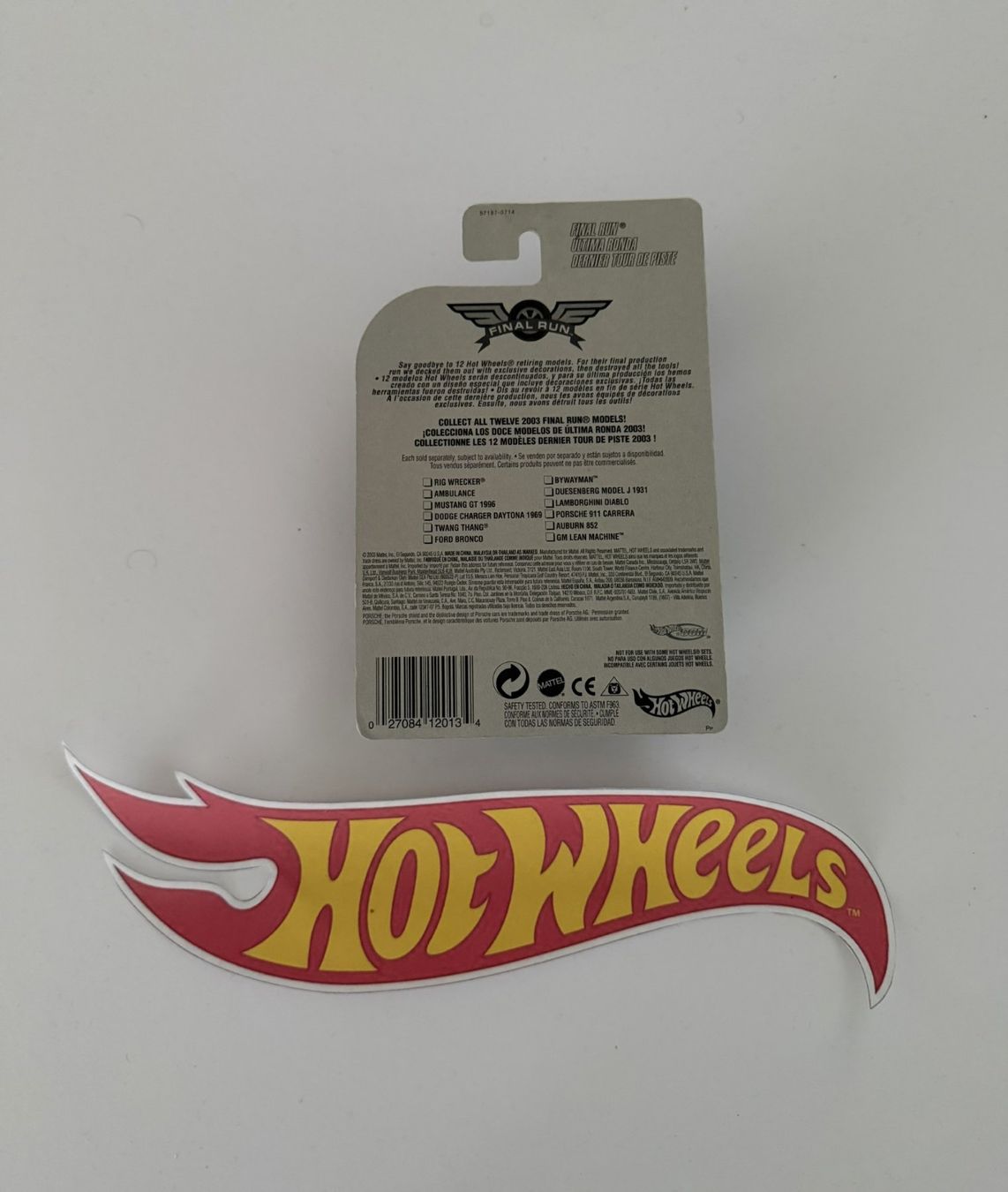 Majorette Modellini d'auto: Hot Wheels Final Run Porsche 911 Carrera – Nuovo e nell'imballaggio originale da Luzern venduto da qui_25zt 1