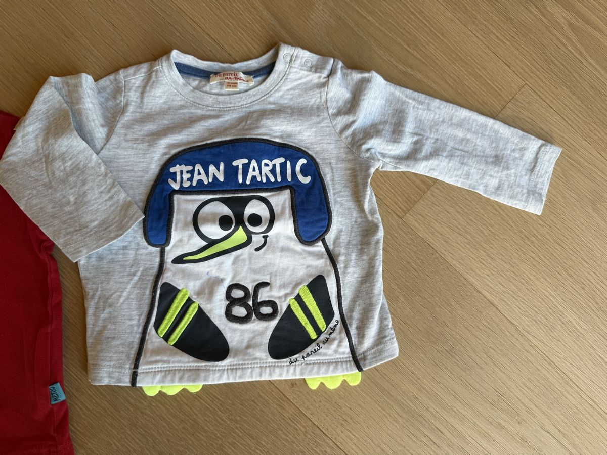 Camicie, Top & T-shirt: 2 Langarmshirts, Grösse 74 – Usato da Planken venduto da tbswlch 1