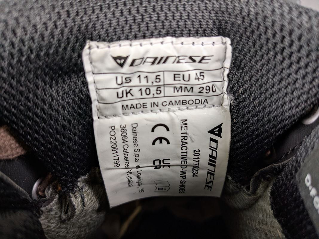 Dainese Scarpe da uomo: DAINESE Metractive D-WP Motorradschuhe – Nuovo (secondo la descrizione) da Dintikon venduto da Restwert_Dintikon 7