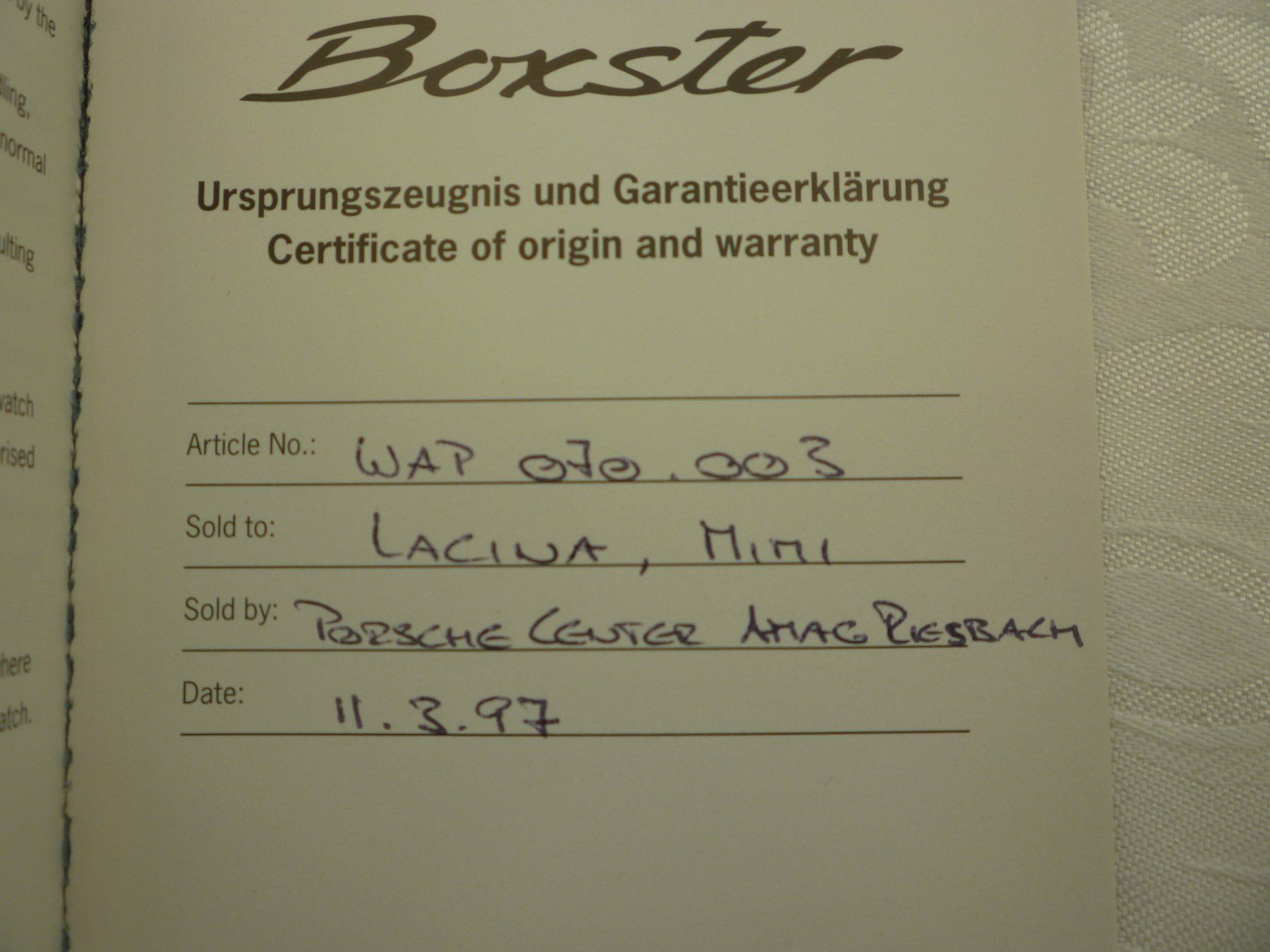 Uhren: Boxter – Gebraucht aus Langnau am Albis von Molosser 3