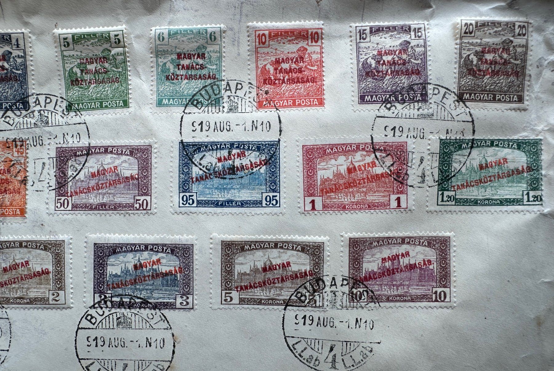 Tutti i francobolli: 1919 EXPRESSBRIEF BUDAPEST – Usato da Weesen venduto da Sombrero22 1